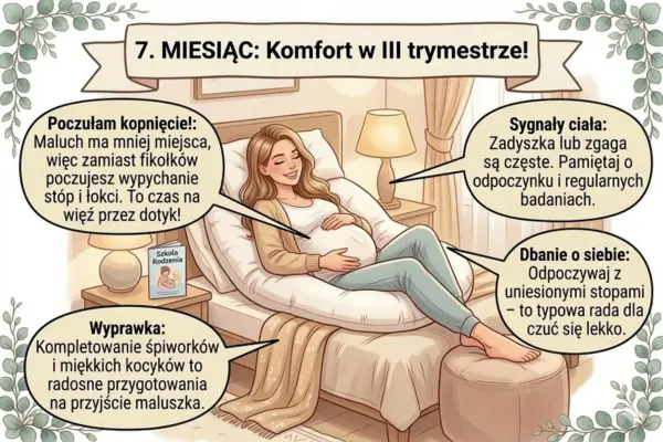 7 miesiąc Objawy ciąży - jak się czuje przyszła mama